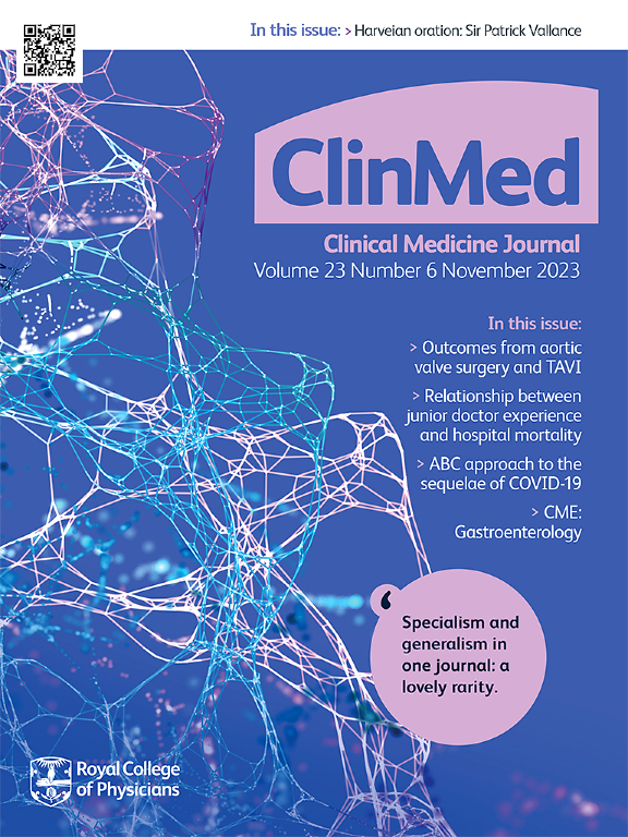 Go to journal home page - Clinical Medicine